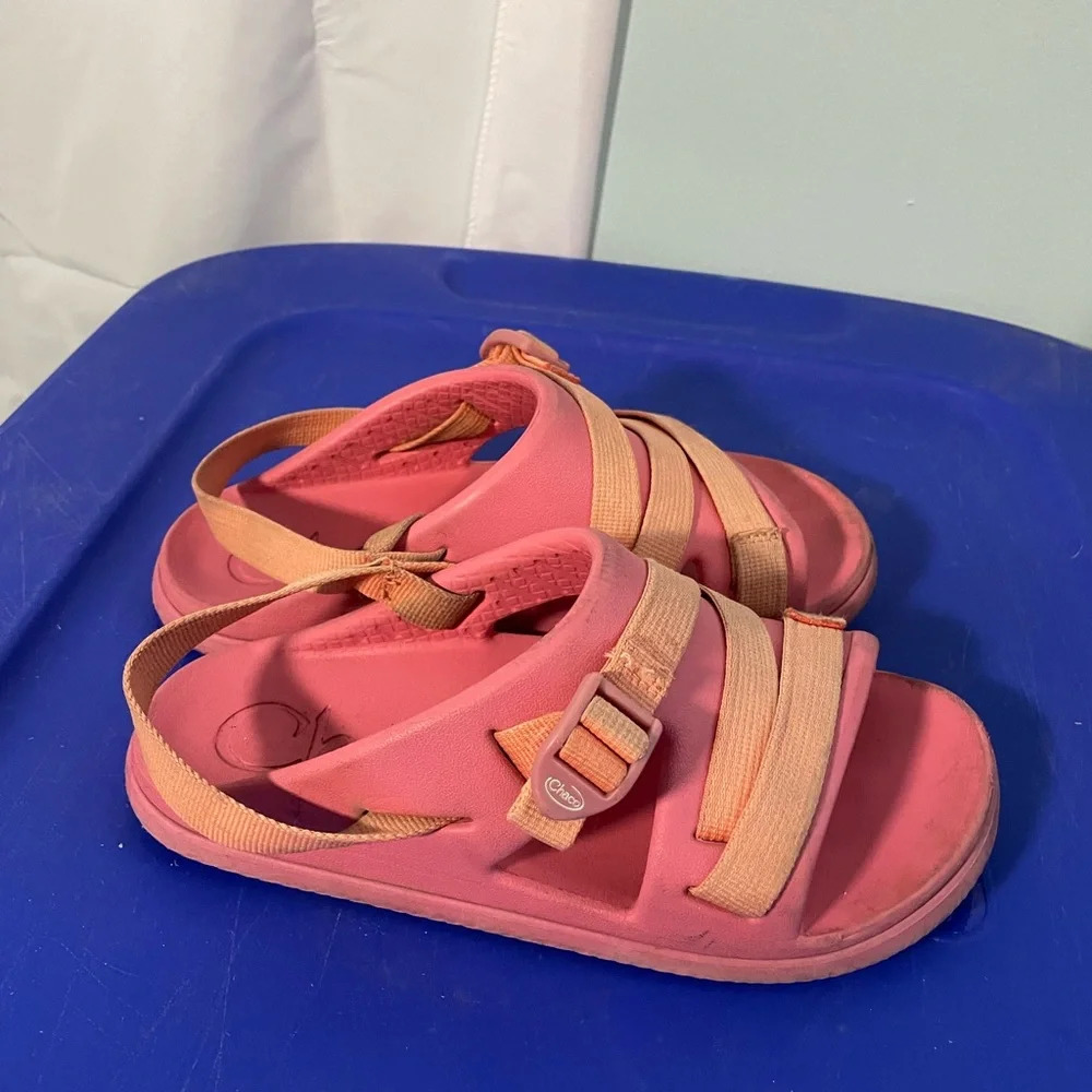 CHACO Big Kid's Chillos Sport Sandal Sz‎ 4 Rose Multisport